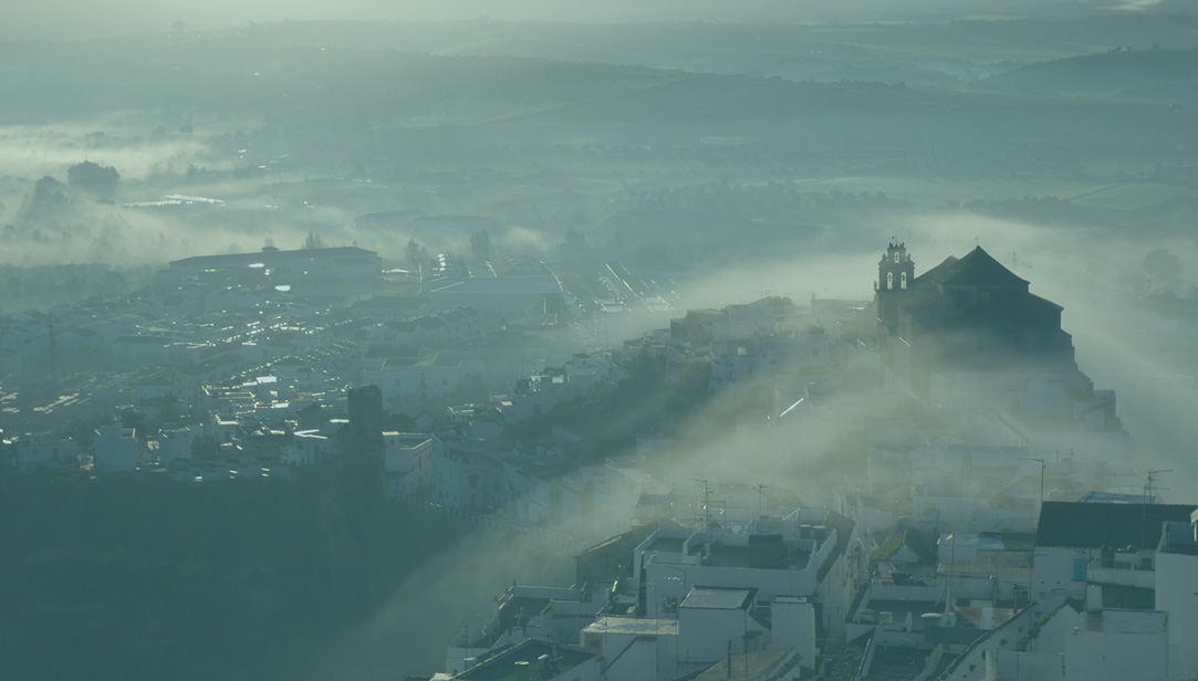 Winter view Arcos de la Frontera, Spain