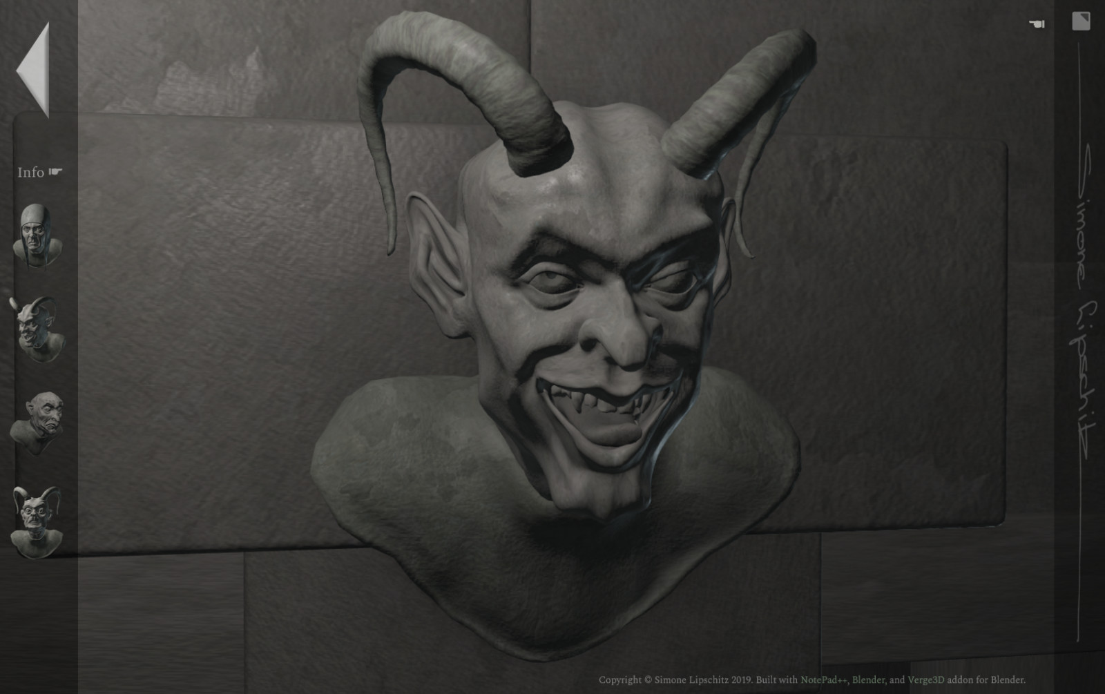 Gargoyles. WebGL application.